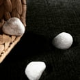 thumbnail image 2 of Paco Home Soft Washable Area Rug In Black - 5'3" Round (5'Round), 2 of 5
