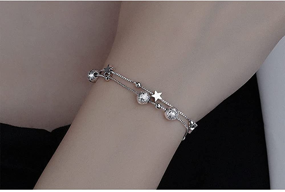 Miabella Women's Sterling Silver Rope Chain Bracelet - Walmart.com