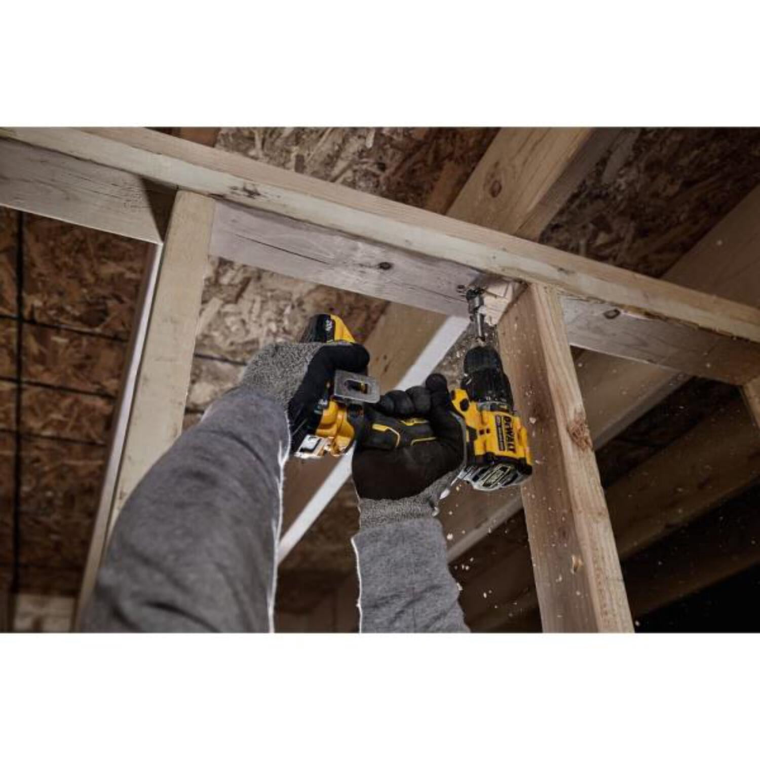 DEWALT ATOMIC 20V MAX Cordless Brushless 1/2 in. Compact Hammer Drill Kit with (1) 3.0Ah Battery, Charger and Bag
