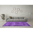 thumbnail image 3 of Ahgly Company Indoor Rectangle Oriental Purple Industrial Area Rugs, 2' x 5', 3 of 4