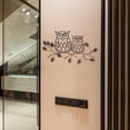thumbnail image 1 of Búho para Decoración de Exteriores, Colgante de Pared para Patio, Jardín, Artesanías de Hierro, Decoración de Pared de Hierro Pintado, 1 of 6