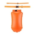 thumbnail image 2 of Almencla Bouée de Natation Gonflable Sac de Rangement Imperméable Haute Visibilité Bouée de Remorquage Flotteur Orange 45cmx28cm, 2 of 8