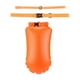 thumbnail image 2 of Bolsa de almacenamiento impermeable para boya de natación de seguridad ultraligera para kayak, surf, senderismo Naranja 55cmx38cm, 2 of 9