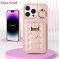 thumbnail image 2 of ELEHOLD for iPhone 11 Pro Crossbody Wallet Case with Card Holder Soft PU Leather Shockproof Protective Cover with Shoulder Strap for Women Girls for iPhone 11 Pro,rosegold, 2 of 8