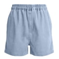 thumbnail image 3 of OGLCCG Jean Shorts for Girls Teens Elastic Waisted Denim Shorts with Pockets Baggy Lightweight Summer Shorts 5-15 Years, 3 of 6