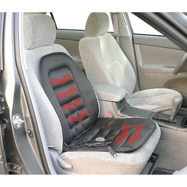 Wagan Tech 9738p 12 Volt Heated Seat Cushion Com - Do You Put Seat Covers On Heated Leather Seats