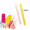 thumbnail image 3 of GROWTH TANK 20pcs Sticks Cake Sticks Craft Sticks Candy Sticks Acrylic Craft Making Yellow and Pink, 3 of 9