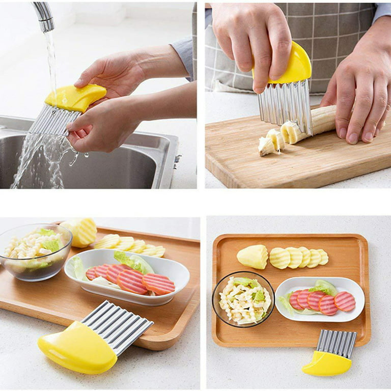 Aluminum Alloy Potato Chip Cutter Machine With 3 Blades For French Fries,  Carrot, Cucumber, And Vegetable Slicing Kitchen Slicer From Shihailei152,  $67.04