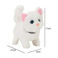 thumbnail image 3 of Juguete interactivo CUTICAT electrónicas para mascotas educación temprana de peluche blanco, 3 of 8