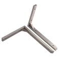 thumbnail image 1 of Soporte de Estante de Pared Zulema 2x 10 Pulgadas Acero Inoxidable, 1 of 8
