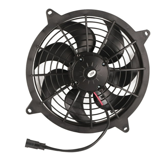 Ventilador de refrigeración de aire acondicionado de 24V y 160W, potente ventilador enfriador de aire con disipación de calor de 7 aspas para autobuses y camiones Jadeshay A