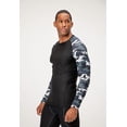 thumbnail image 3 of DEVOPS 3 Pack Men's Athletic Long Sleeve Compression Shirts (Small, Black/Camo Black2/White), 3 of 7