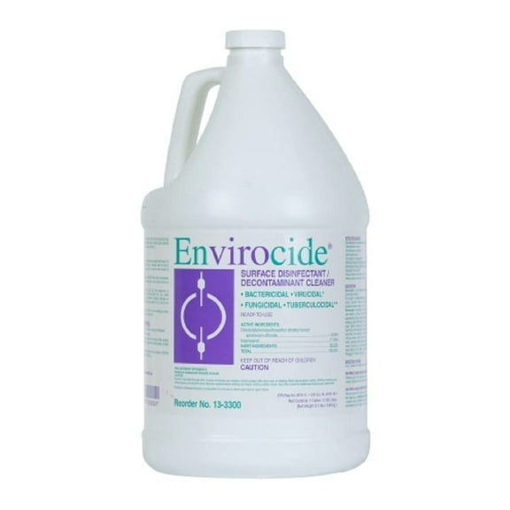 Envirocide Surface Disinfectant & Decontaminant Cleaner44; 1 Gallon