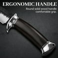 thumbnail image 3 of Plys Camping Knife Fixed Blade Outdoor Knives with Nylon Sheath, Forge Stainless Steel Blade, Camping Essentials Gear, 3 of 7