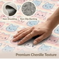 thumbnail image 6 of ODIKA Classroom Cute Feline Motif Sparkle Dots Pastel Blush Video Purple Pet Friendly & Kids Safe Play for Playroom, Bedroom, Reading Nook, 6 of 7