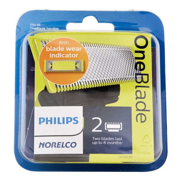 Philips Norelco OneBlade Replacement Blade 2 Ct. Hair Removal