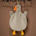 Cartoon Goose Hand Towel Kitchen Bathroom and Toilet Hand Towel,A