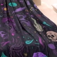 thumbnail image 3 of Psychedelic Halloween Pattern Blanket,Comfortable Soft Flannel Throw Blanket,All Season,Warm Lightweight Blankets for Sofa Bed Couch Living Room Chair,40"x50", 3 of 4