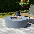 thumbnail image 2 of Concrete Look Aluminum Fire Table, Round, 2 of 9