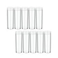 thumbnail image 2 of VONKY 10 Pcs Tubes Étui de Protection pour Collection avec Couvercle à Vis Transparent 27mm, 2 of 6
