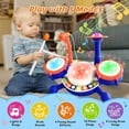 thumbnail image 6 of BEEPRINCESS Kids Drum Set for Toddlers 1-3, Baby Drum Kit Musical Toys with Microphone and Light Piano Keyboard, Early Learning Instruments Toys for Kids Toddlers Boys Girls, 6 of 6