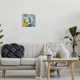 thumbnail image 2 of Stupell Industries Blue & Yellow Abstract Poppies Botanical & Floral Painting Unframed Art Print Wall Art, 2 of 6