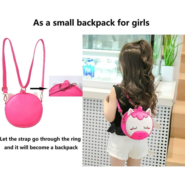 Frie Little Girls Purse Bag Toddler Crossbody Bag Leather Baby Backpack for Kids Girls Walmart