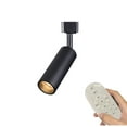thumbnail image 1 of FSLiving J-type Accent Track Light 7W COB LED Stepless Dimming Adjustment Remote Control Spotlight Color Changing Extra Light Rotating Decorative for Loft Wall Art Exhibition,Black - 1 Pack, 1 of 6
