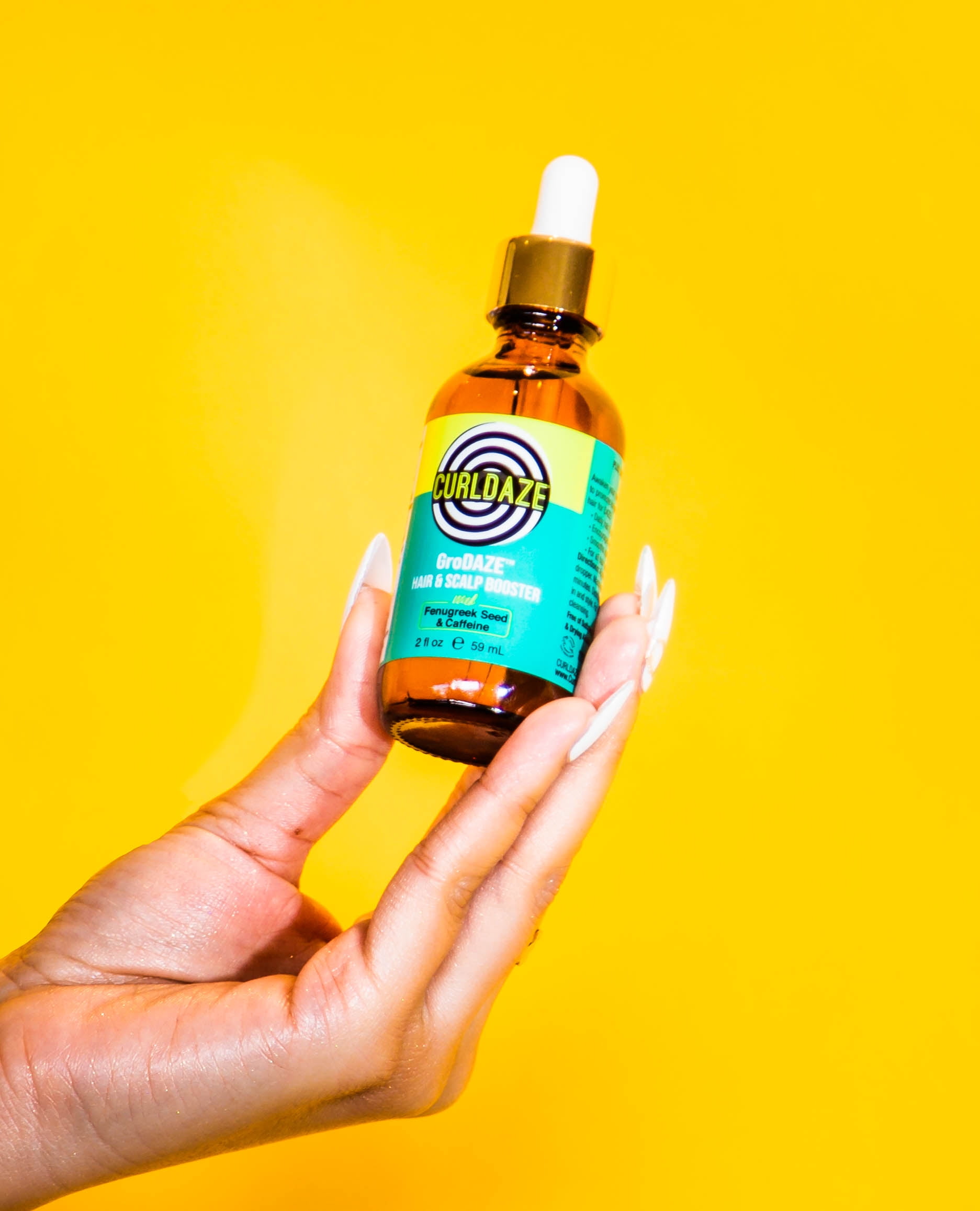 Curldaze Grodaze Hair & Scalp Booster 2 oz, All Hair Types