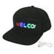 thumbnail image 1 of Gorra LED programable Bling Bling editable con control por APLICACIÓN Bluetooth color negro, 1 of 12