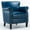 Navy Blue, variant on Comfort Pointe Holly Teal Green Faux Leather Club Accent Chair