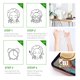 thumbnail image 4 of Mascarillas 25g Mascarilla Iluminadora con Colágenos Mascarilla Envolvente Peel Off para Mantenerla Transparente Mascarilla Nocturna Hidratante Suavizante Mascarillas Faciales de Plástico, 4 of 6