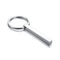 thumbnail image 2 of Pretyzoom 1Pcs Small Keyring Simple Design Stainless Steel Keychain for Everyday Use Men Women, 2 of 8