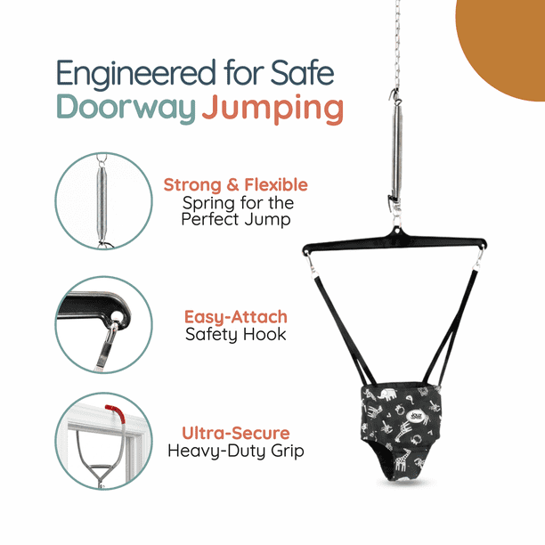 Jolly Jumper Iconic - Original Baby Exerciser with Door Clamp