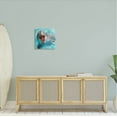 thumbnail image 2 of Smiling Dolphin Water Splash Animals & Insects Painting Gallery Wrapped Canvas Print Wall Art, 2 of 7