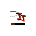 thumbnail image 3 of BLACK+DECKER 20-Volt MAX* 1.5 Ah Cordless Lithium-Ion Drill And Impact Driver Combo Kit, BD2KITCDDI, 3 of 17