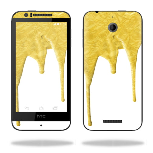 West Aziatisch Buigen Skin Decal Wrap Compatible With HTC Desire 510 cover Sticker Design skins  Gold Drip - Walmart.com