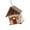 Type C, variant on CIYISON LED Light Christmas Cabin Miniature Holiday Scene Decors for Homes and Office