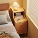 thumbnail image 4 of Mesitas de noche modernas para dormitorio, mesitas de noche esquineras pequeñas, cajones estrechos, conjunto de muebles para dormitorio Mobila Pentru, 4 of 4