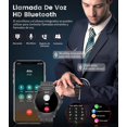 thumbnail image 2 of Smartwatch Hombre Militar con Llamadas Bluetooth, IP68 Impermeable Smartwatch con 129+ Modos Deportivos/SpO2/Pulsómetro/Monitor de Sueño,Reproducir Música,Reloj Inteligente Hombre iOS Android, 2 of 5