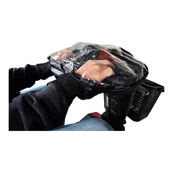 FRONT TILLER COVER Weatherproof for Pride Mobility Scooter black