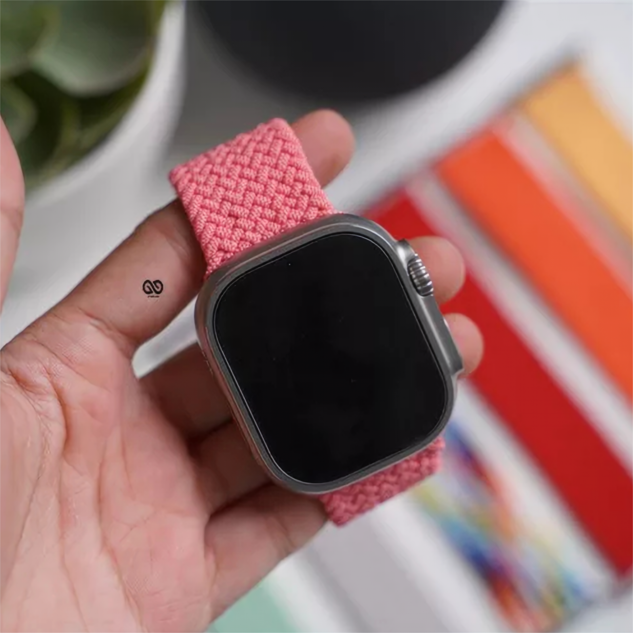 ComfiTime Braided Apple Watch Band, Multicolor photo 2