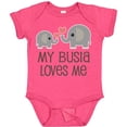 thumbnail image 3 of Inktastic My Busia Loves Me Childs Boys or Girls Baby Bodysuit, 3 of 5