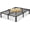 Full 18 Inch, variant on 14 Inch Twin Size Bed Frame, 3500Lbs Heavy Duty Metal Platform with Round Corner Legs Mattress Slide Stopper, Steel Slat Support No Box Spring Needed, Noise Free, Non-Slip, Easy Assembly
