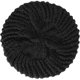 thumbnail image 4 of Boina de punto de línea vintage de lana gruesa mujer languidez suave japonesa otoño invierno moda arte sentido sombrero de pintor-Negro, 4 of 5