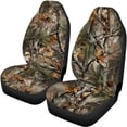 thumbnail image 5 of Pzuqiu Woodland Camouflage Pattern Car Seat Covers 3 Pieces, Front and Rear Seat Cover Set Polyester Interior Accessories Full Set for Truck Trucks most Cars, 5 of 10
