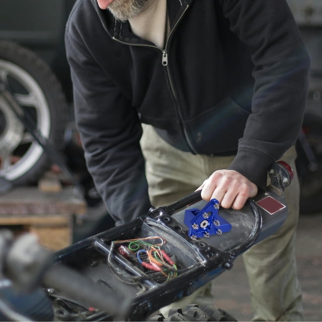 HOOWIFFY Con Punta Para Pedal Trasero De Motocicleta En Aluminio Para Modificación Sencilla