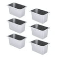 thumbnail image 5 of 6 PACK 1/4 Size 6" Deep Stainless Steel Steam Prep Table Hotel Buffet Food Pans, 5 of 13