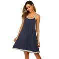 thumbnail image 5 of Ekouaer Sleeveless Mini Nightgowns Women's Summer Loose Fit Tank Top Nightgown Sleepwear Dress, 5 of 6
