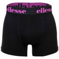 thumbnail image 2 of ellesse Calzoncillos para Hombre, Paquete de 7 - Yema Calzoncillos de 7 paquetes, Logo, Algodón Stretch Negro/Multi4 3XL (XXX-Large), 2 of 7